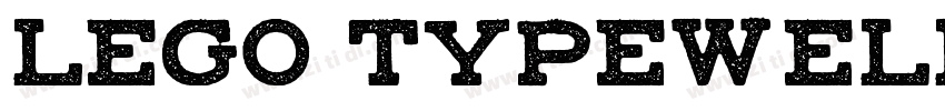 LEGO Typewell SC Bol字体转换